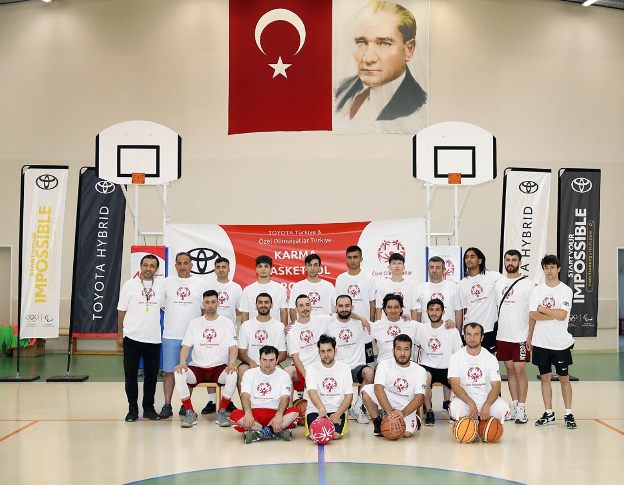 Toyota Sponsorluğunda Özel Olimpiyatlar Türkiye Karma Basketbol Takımı