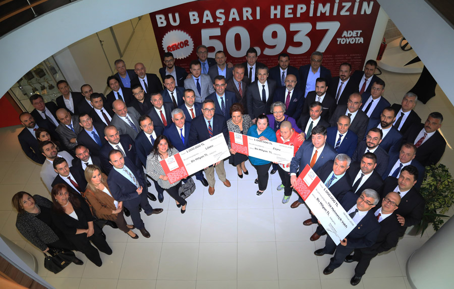 Toyota Türkiye Bayileriden bağış 2015
